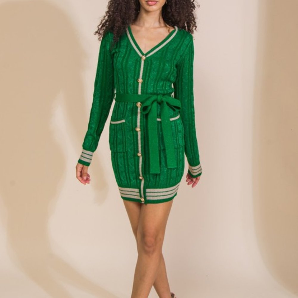 Women's Sweater Knit Mini Dress